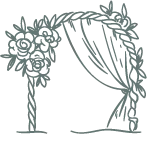 Wedding ceremony icon